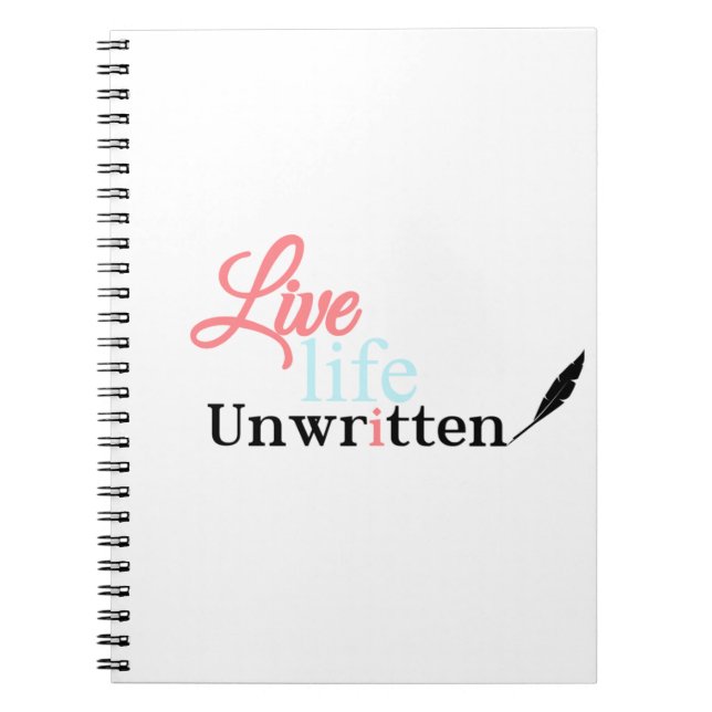 Life Life Unwritten Journal (Front)