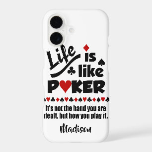 Life Like Poker custom name phone cases