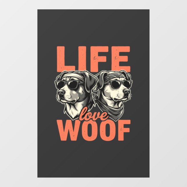 Life Love Woof Dog Lover (Sheet)