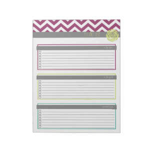 Life. More Organised. To Do List Notepad
