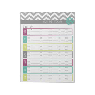 Life. More Organised. Workout Tracker Notepad