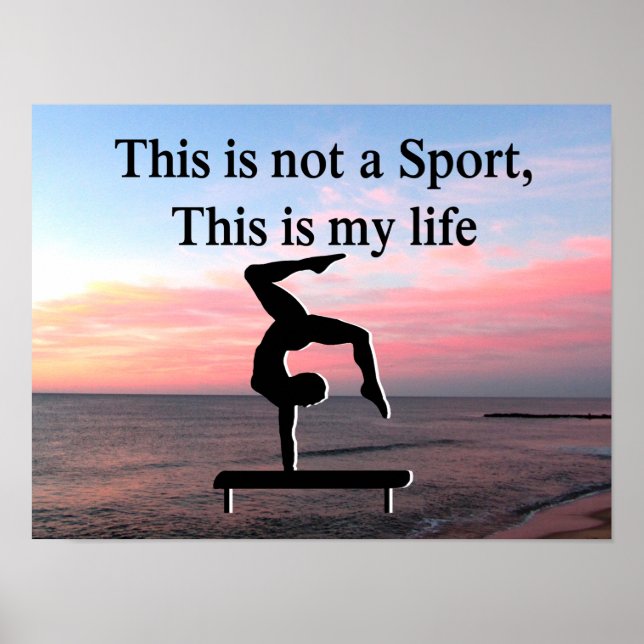 LIFE OF A GYMNAST POSTER (Front)