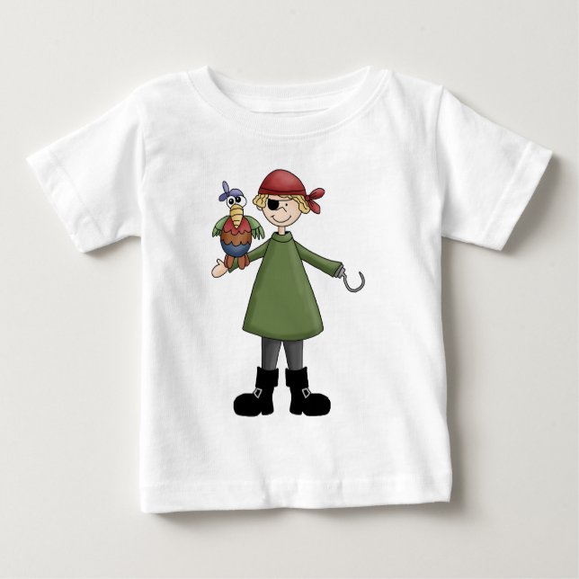 Life Of A Pirate Baby T-Shirt (Front)