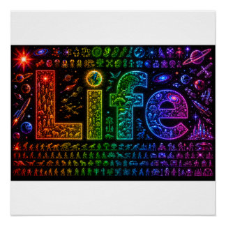 Life Of a Starkind | Space themed Foam Board Print
