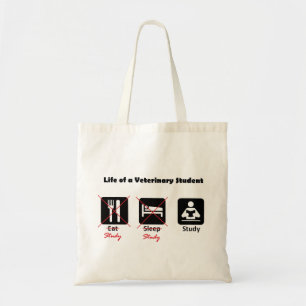 Life of a Vet Student Small Light Tote Bag