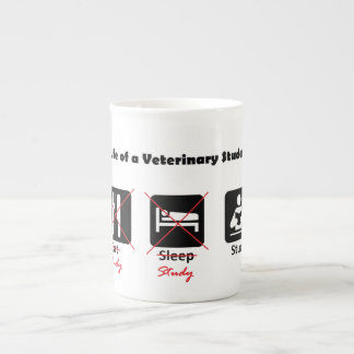 Life of a Veterinary Student Bone China Mug