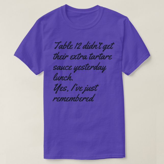 Life of a Waitress Restaurant Server T-Shirt (Design Front)