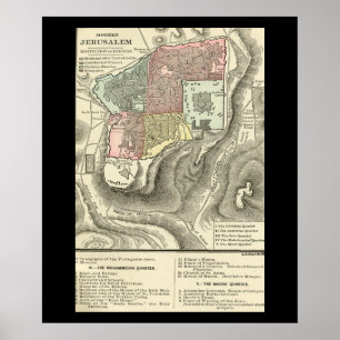 Life Of Christ Preface Map poster