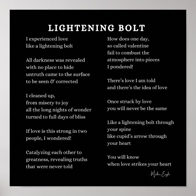 Life of contradiction encouragement poem poster (Front)