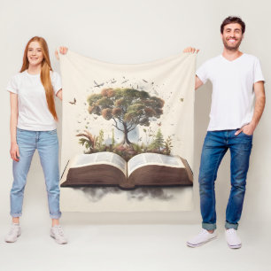 Life of Faith Tree Fleece Blanket