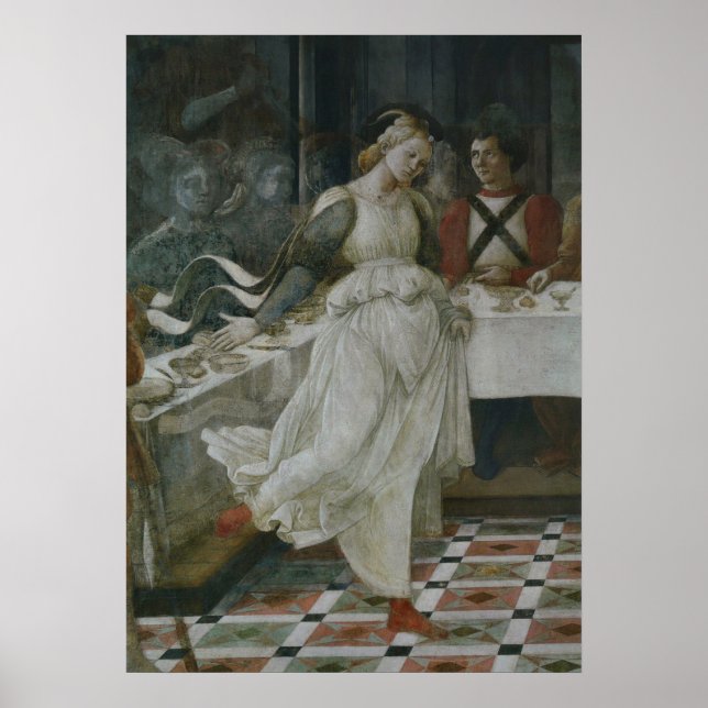 Life of John the Baptist - Herod's Banquet - Lippi Poster (Front)