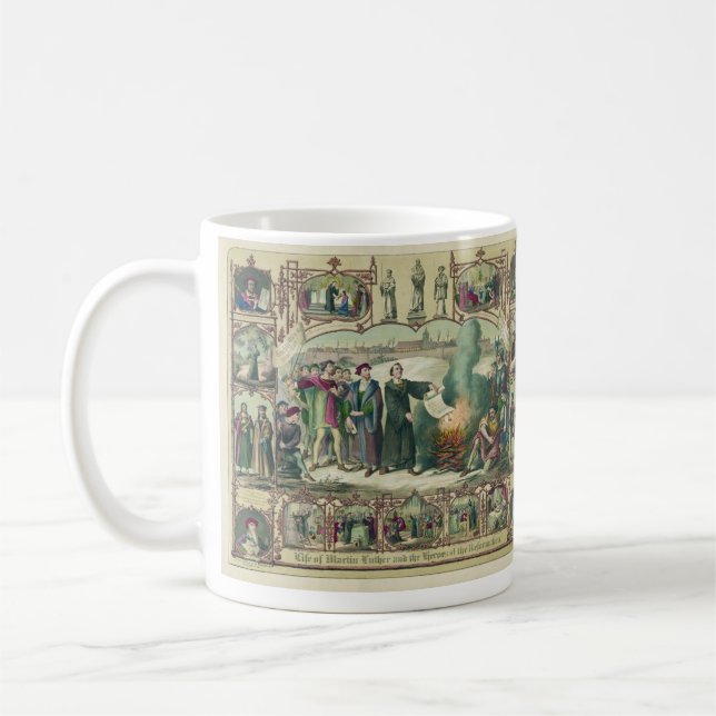 Life of Martin Luther & Heroes of the Reformation Coffee Mug (Left)
