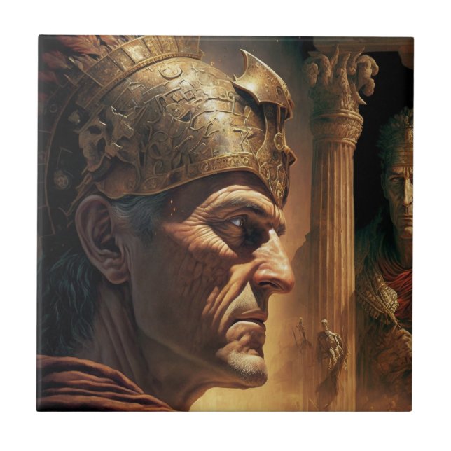 Life of Nicias and Crassus Tile (Front)