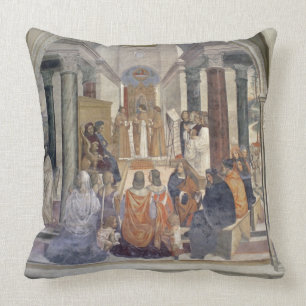 Life of St. Benedict (fresco) (detail) Cushion
