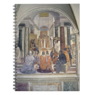 Life of St. Benedict (fresco) (detail) Spiral Notebook