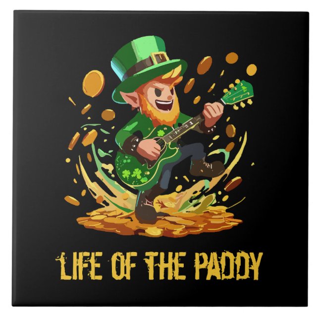 Life of the paddy, St Patrick's day Tile (Front)