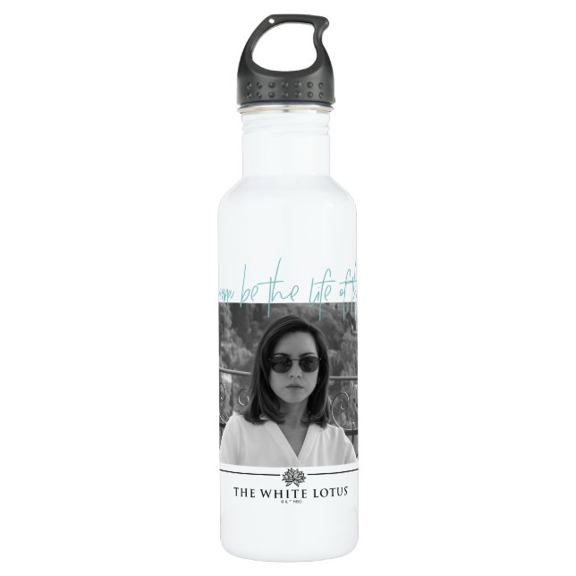 Life of the Party - The White Lotus 710 Ml Water Bottle (Front)