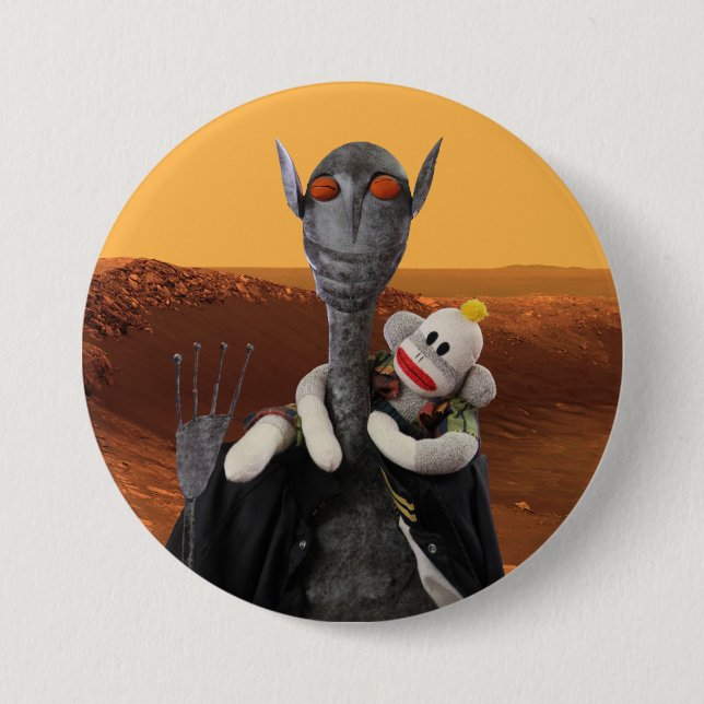 Life on Mars 7.5 Cm Round Badge (Front)