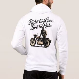 Life on motorcycles: The spirit of motorbikes Hoodie