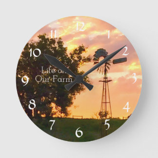 Life on Our Farm Wall Clock