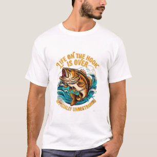 Life On The Hook Is Over Officially Unrestrained T-Shirt