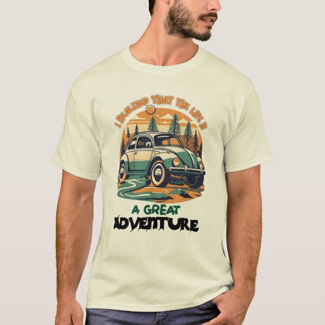 Life on the road, Outdoor Adventures, T-Shirt (Front)