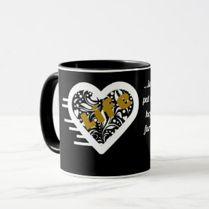 Life Quote Black Mug by Poet Adiela Akoo
