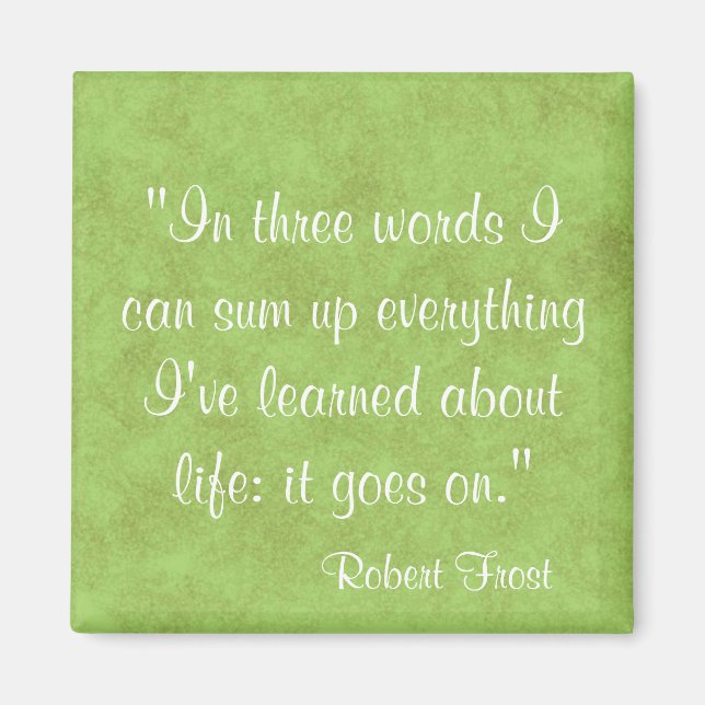 Life Quote Magnet (Front)