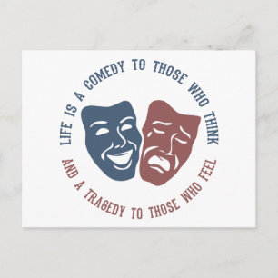 LIFE quote postcard