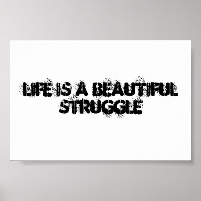Life quote poster (Front)
