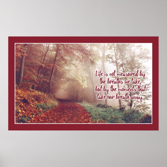 Life Quote poster (Front)