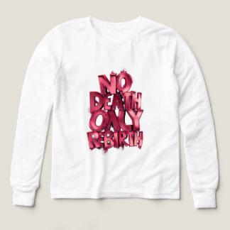 Life Restyled Pink Rebirth Lines White Longsleeve