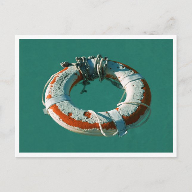 Life Ring Art Photograph Postcard (Front)