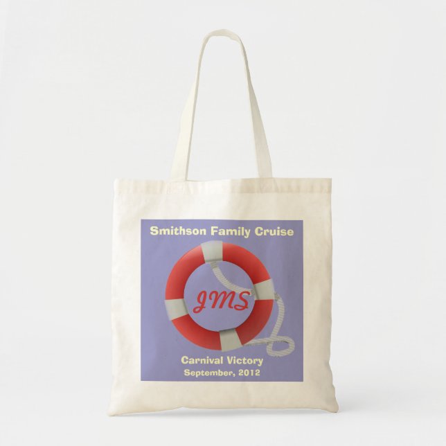 Life Ring Personalised Lt. Tote Bag (Front)