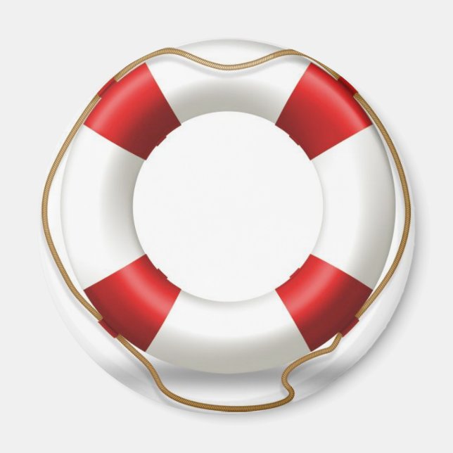 Life Ring Preserver Magnet (Front)