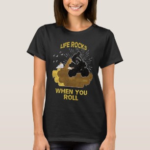 Life Rocks When You Roll Quad Bike Four Wheeler T-Shirt