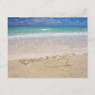 Life’s a beach, greetings from the Bahamas Postcard