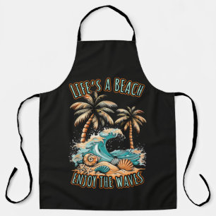 Life´s a Beach Summer Vacation Tropical Beach Apron