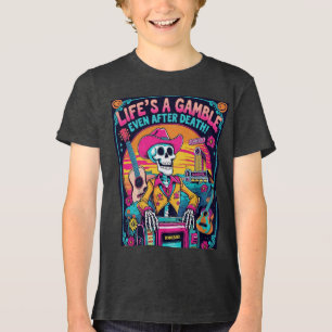 Life’s a Gamble – Psychedelic Cowboy Tri-Blend Shirt