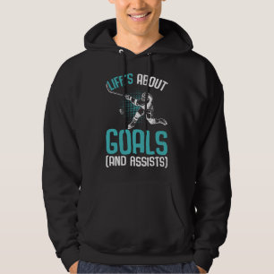 Life´s About Goals Hockey Player Ice Hockey Youth Hoodie