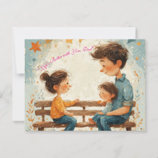 "Life’s Better with You, Dad" Postcard