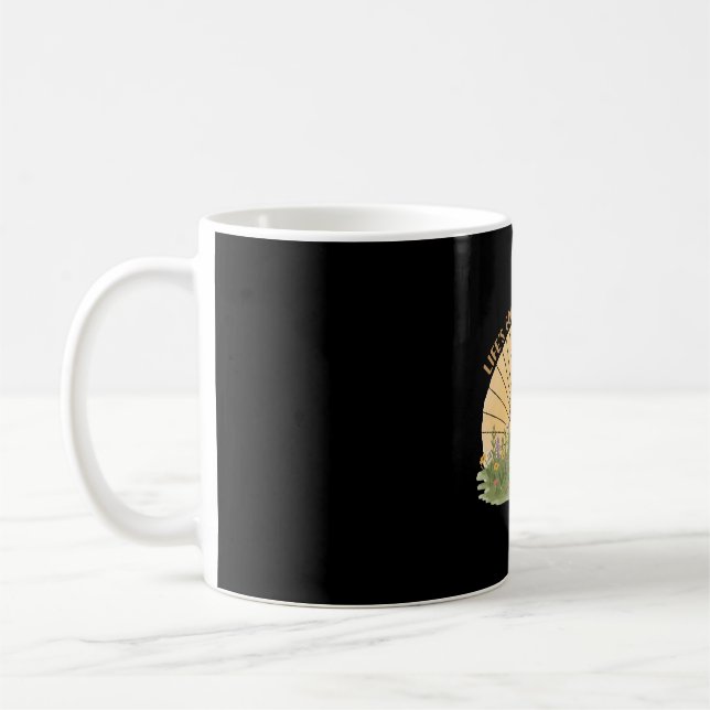 Life’s Golden with a Retriever Cute -Golden design Coffee Mug (Left)