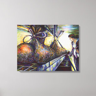 Life’s Hurling Destiny Canvas Print