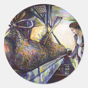 Life’s Hurling Destiny Classic Round Sticker