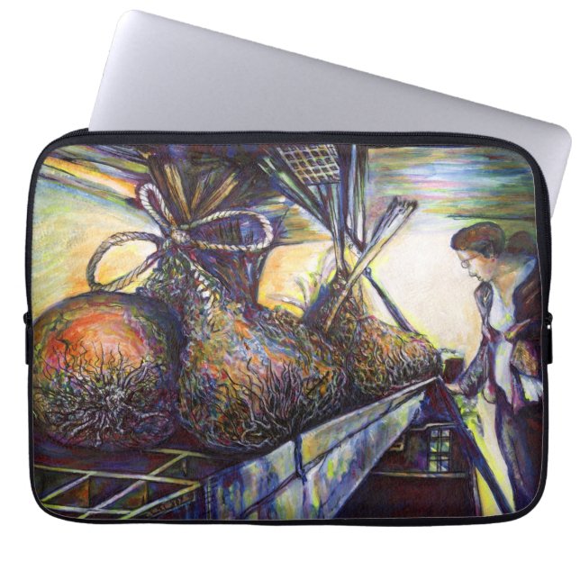 Life’s Hurling Destiny Laptop Sleeve (Front)