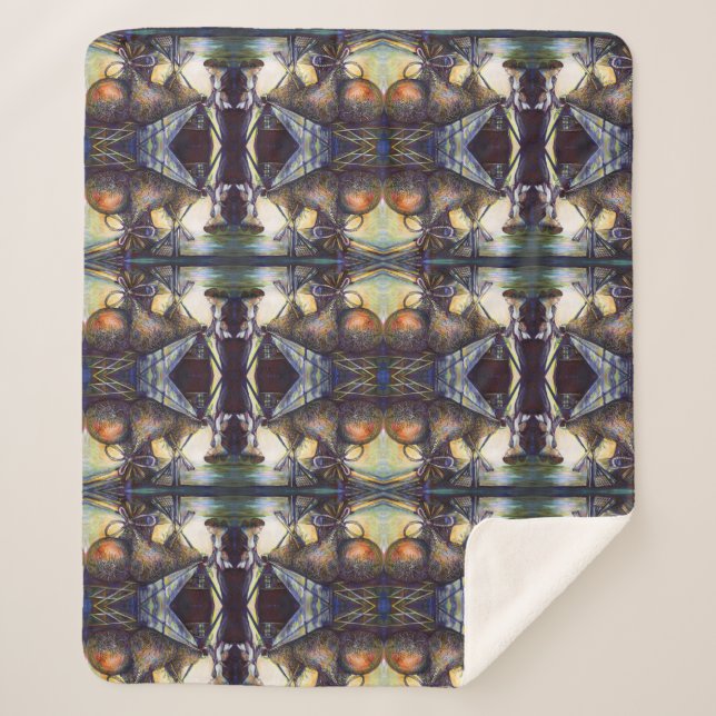 Life’s Hurling Destiny Sherpa Blanket (Front)