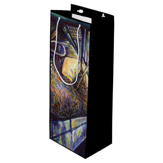 Life’s Hurling Destiny Wine Gift Bag (Front Angled)
