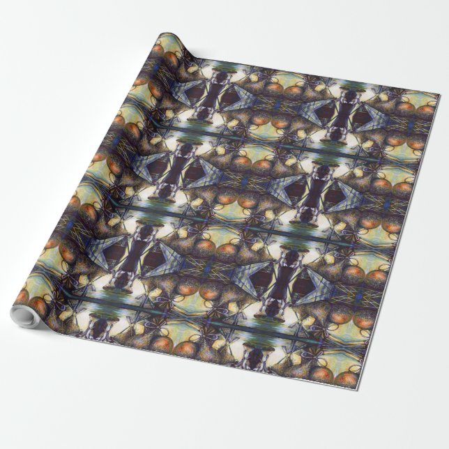 Life’s Hurling Destiny Wrapping Paper (Unrolled)