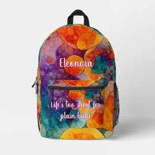 Life’s Too Short – Fractal Solar Drift Backpack