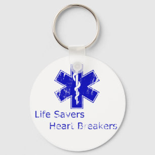 Life savers and heartbreakers keychain paramedic